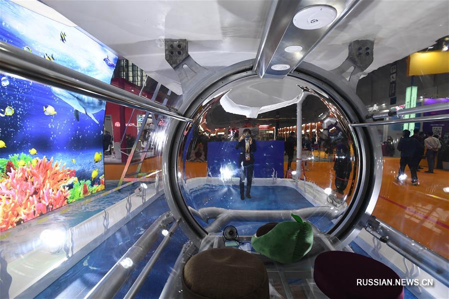Китайское международное импортное ЭКСПО -- Отправляемся в "плавание" по экспозиции