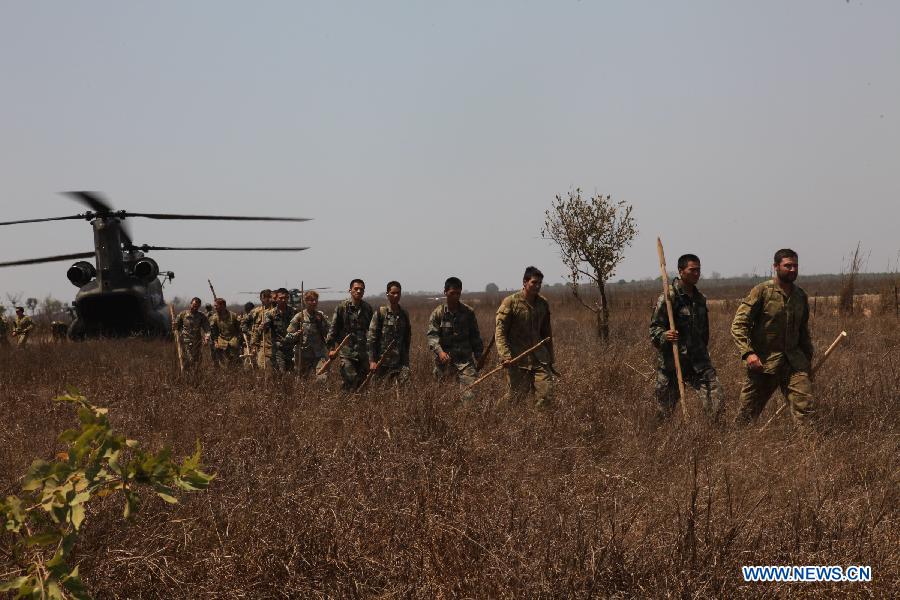 （国际）（1）中澳美陆军联训完成实际训练 