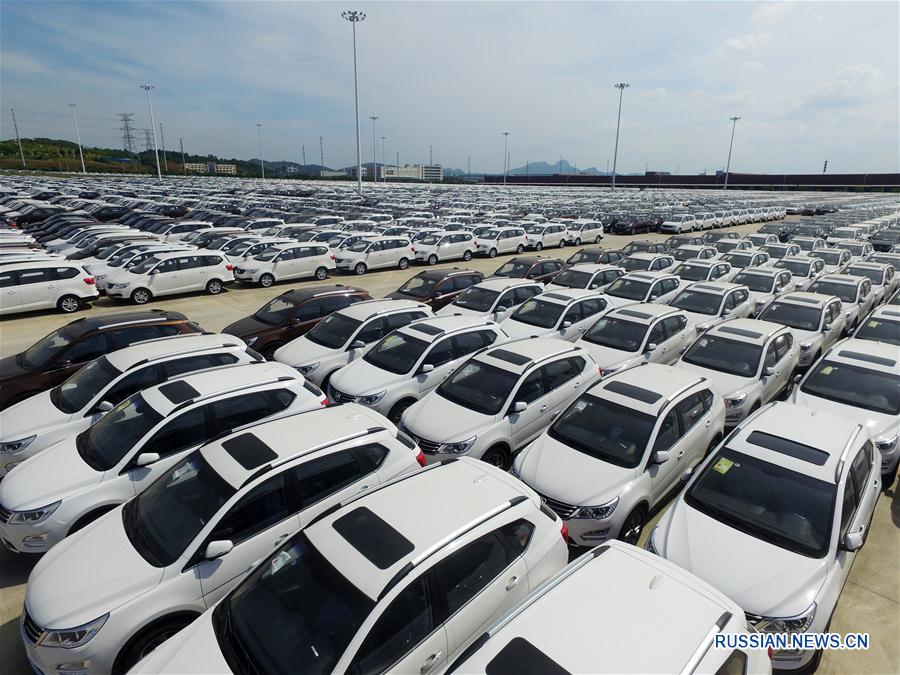 Автомобильная промышленность в Лючжоу -- взгляд с воздуха
