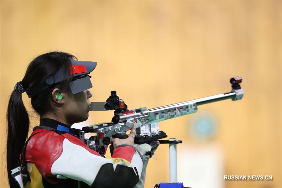 /Олимпиада-2016/ Чжан Биньбинь завоевала серебро в стрельбе из винтовки с трех позиций  с 50 метров на Олимпиаде-2016
