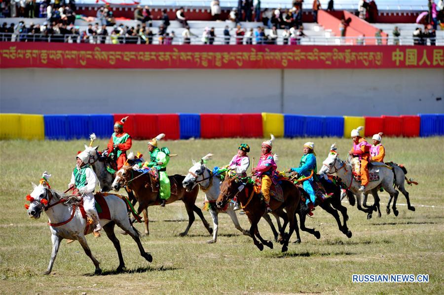 В Нагчу завершился конно-спортивный фестиваль "Волшебный Чангтанг -- Прекрасный Нагчу"
