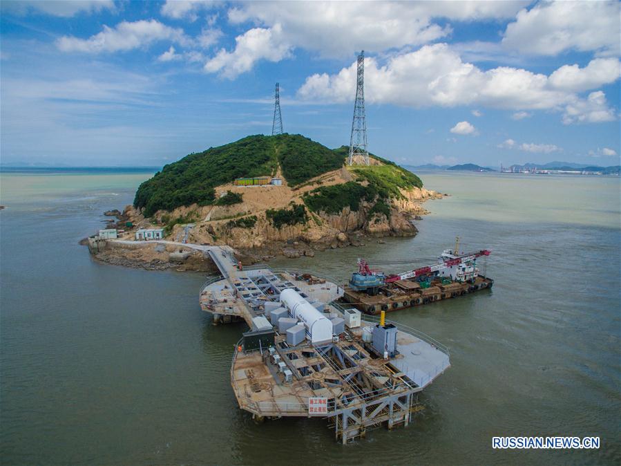 В Чжоушане введен в эксплуатацию новый мощный приливный электрогенератор