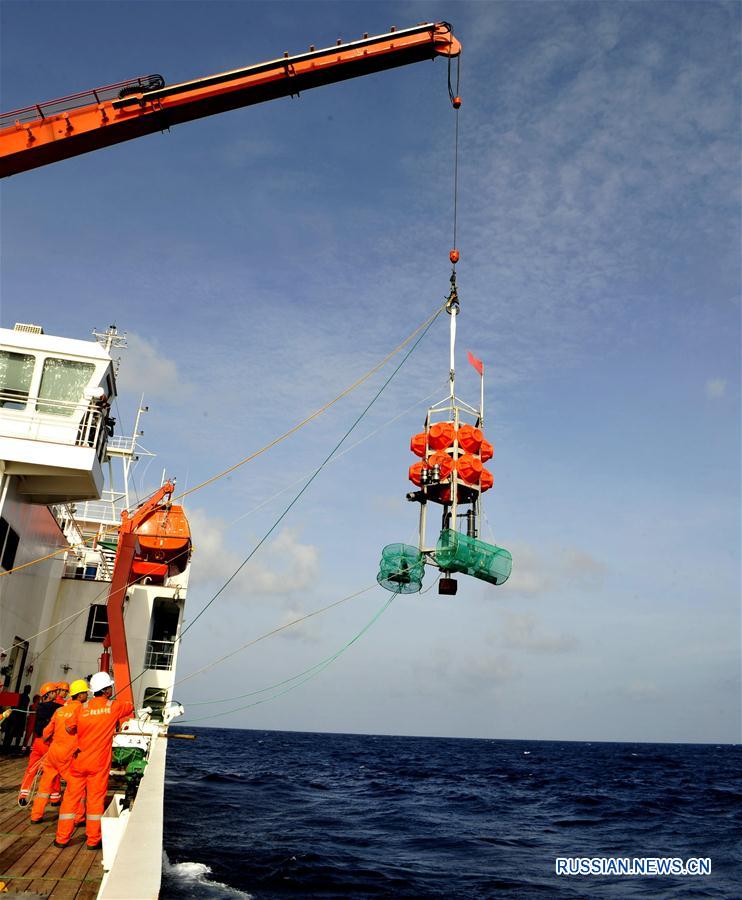 Научное судно "Чжан Цзянь" продолжает свою работу в Соломоновом море