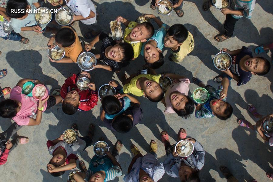 1,6 млн учеников в Гуанси получают школьные обеды