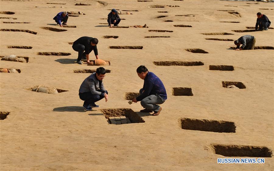В провинции Хэбэй археологи обнаружили древнее кладбище