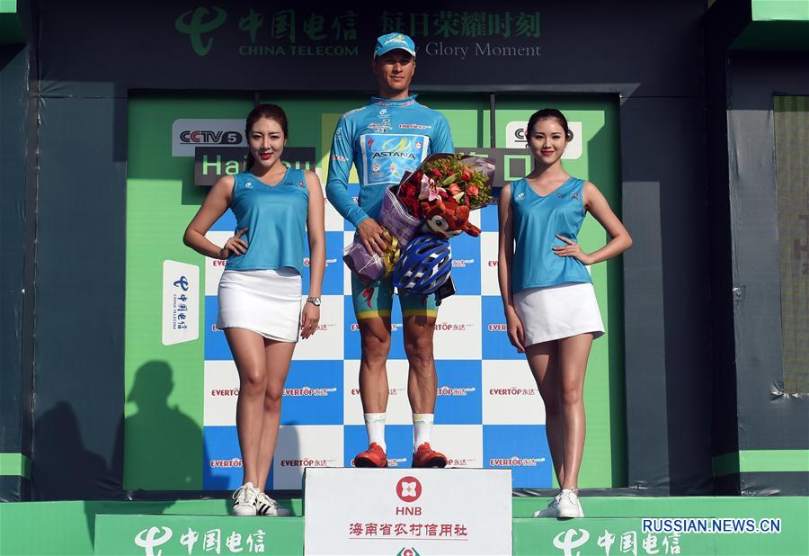 В пров. Хайнань завершился второй этап велогонки "Тур-2016"