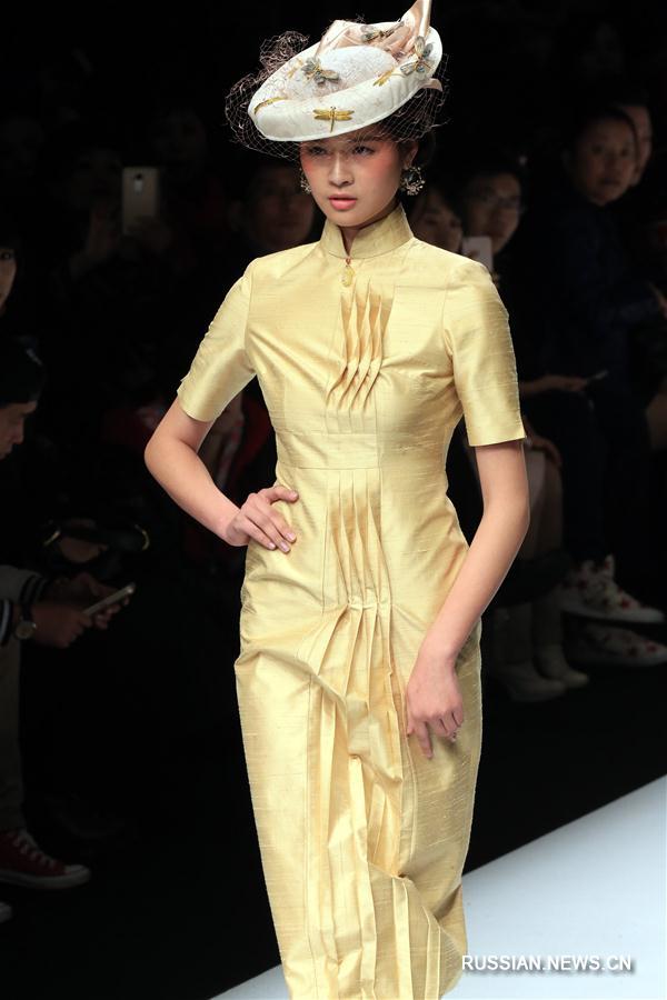 Образы прошлого в творениях модельера Гун Ханъюй на Пекинской неделе моды