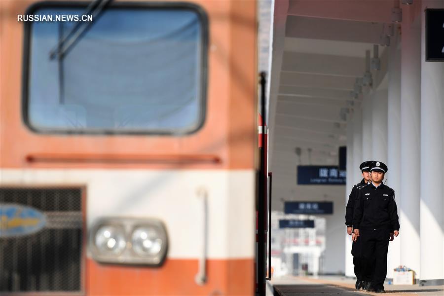 Участок Миньсянь -- Гуанъюань железнодорожной магистрали Ланьчжоу -- Чунцин готовится к открытию