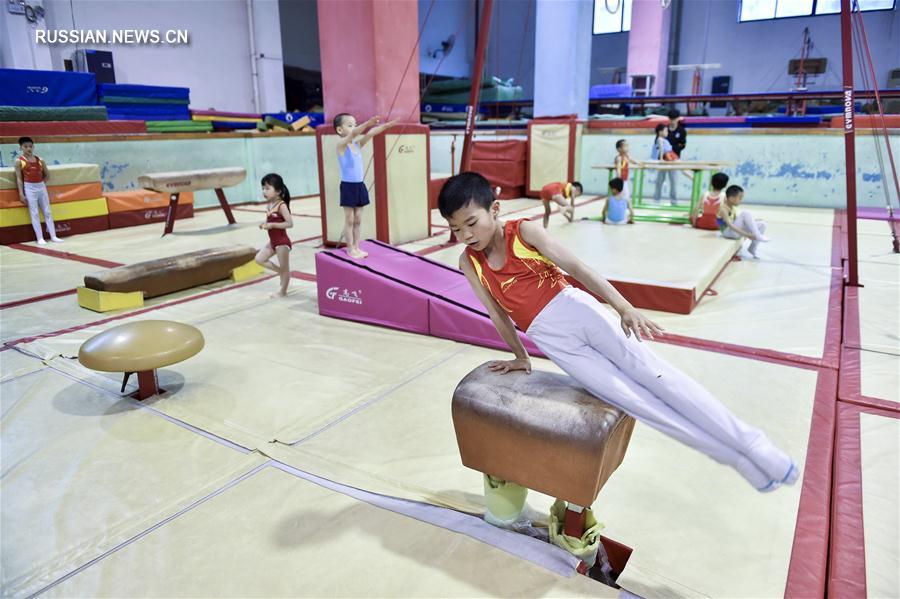 "Веселая гимнастика" в школах провинции Гуандун