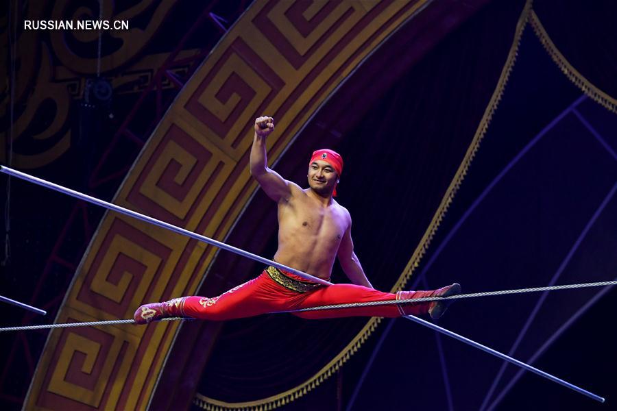 Классическое цирковое представление на III Китайском фестивале акробатического искусства в Лояне