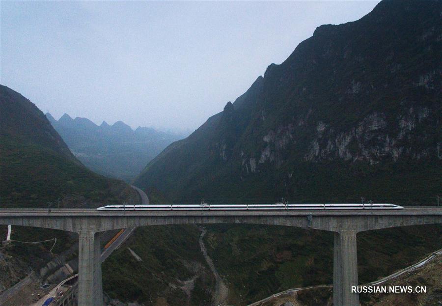 В Китае в направлении восток - запад откроется самая длинная высокоскоростная железная  дорога