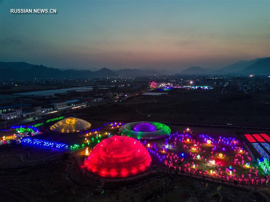 Новогодний фестиваль света в провинции Чжэцзян