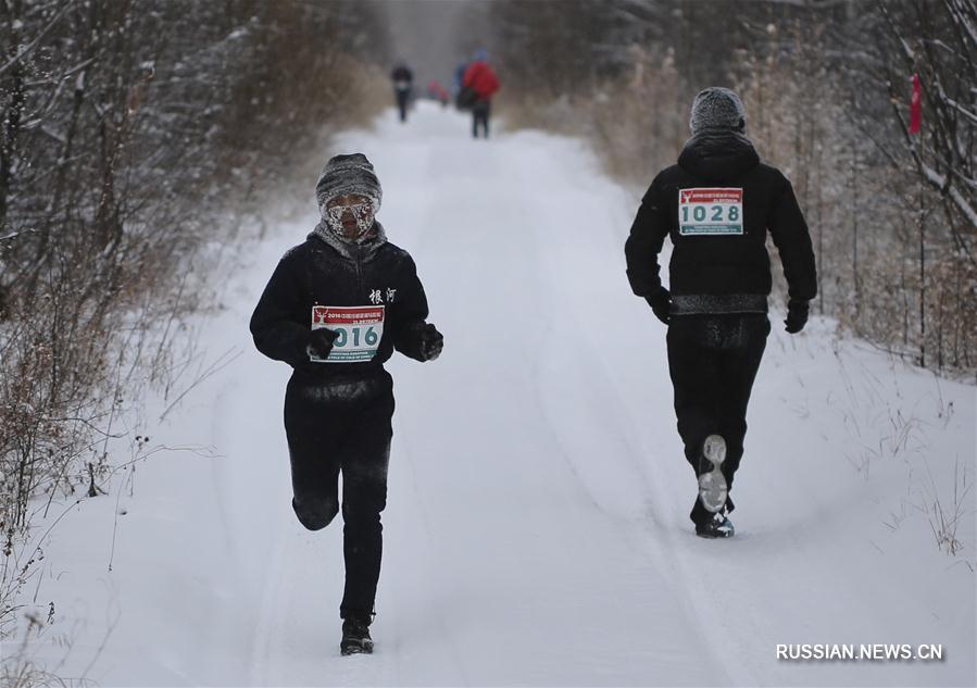 Рождественский марафон на китайском "полюсе холода"