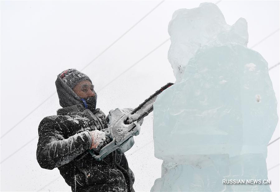 В Харбине начался 6-й Международный конкурс ледяных скульптур