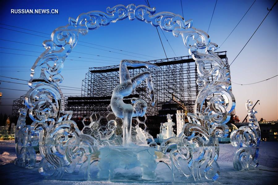В Харбине завершился конкурс ледовых скульптур