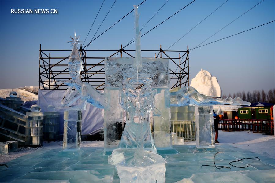 В Харбине завершился конкурс ледовых скульптур