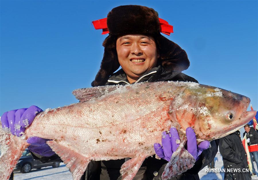 Зимняя рыбалка в провинции Ляонин