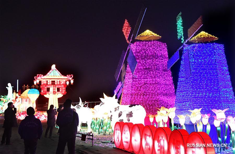 Международный фестиваль фонарей "Один пояс, один путь" в Ханьчэне