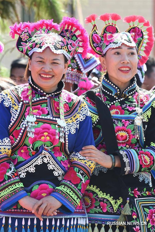 Фестиваль ийской вышивки в волости Ляньчи