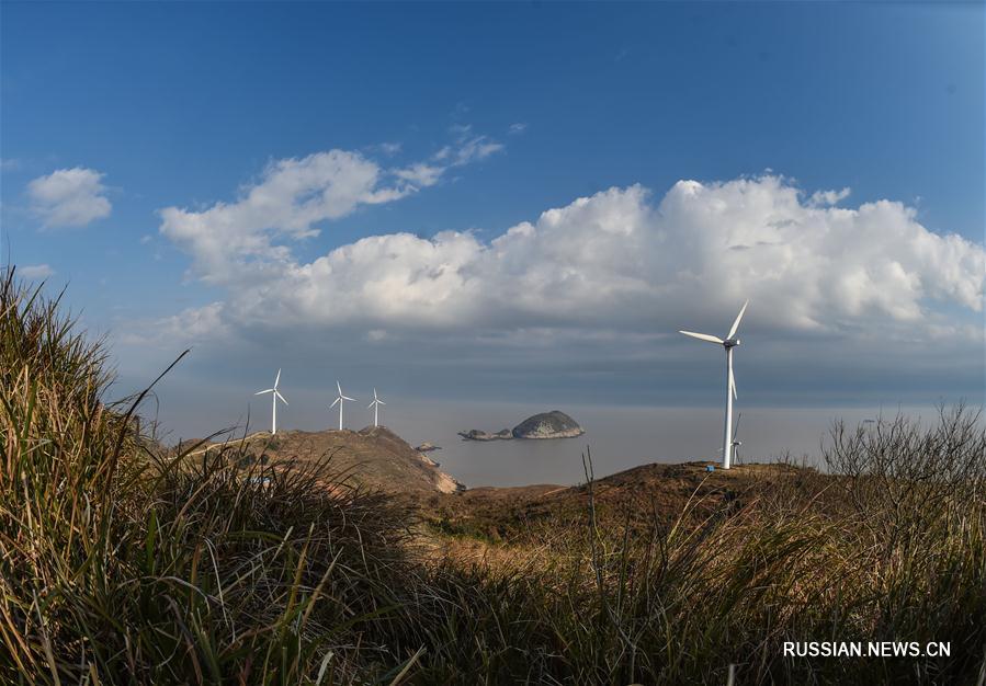 Ветряная электростанция на юге провинции Чжэцзян установила новый рекорд производства электроэнергии