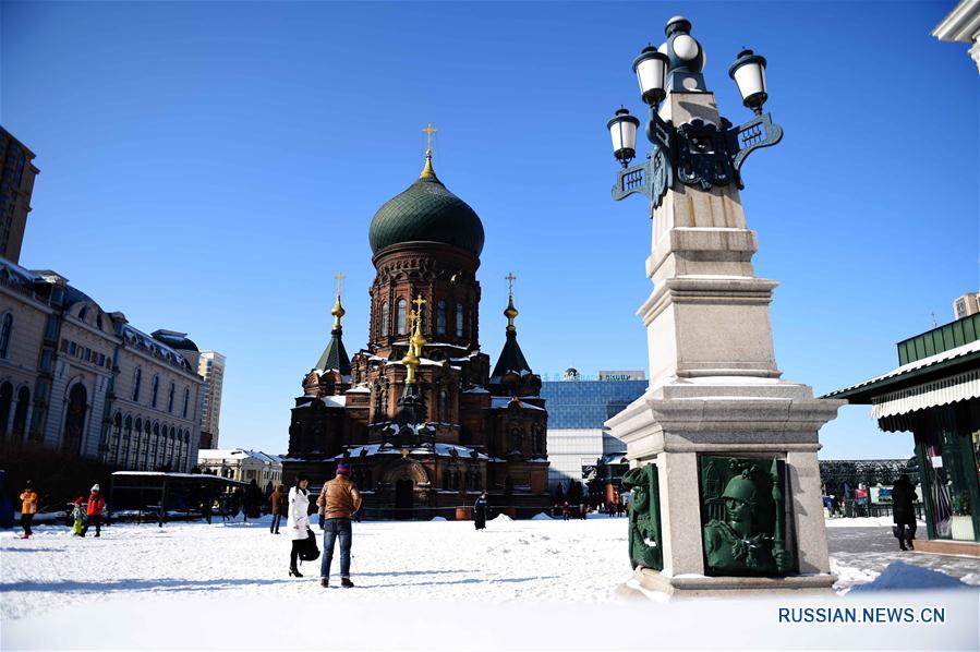 Заснеженный Харбин