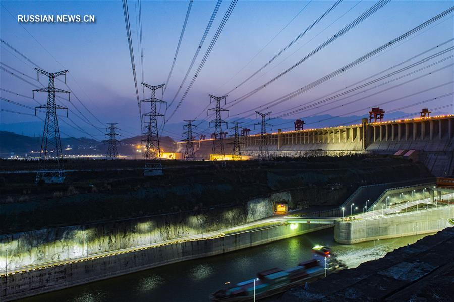 На ГЭС "Санься" выработали более 1 трлн кВт/ч электроэнергии