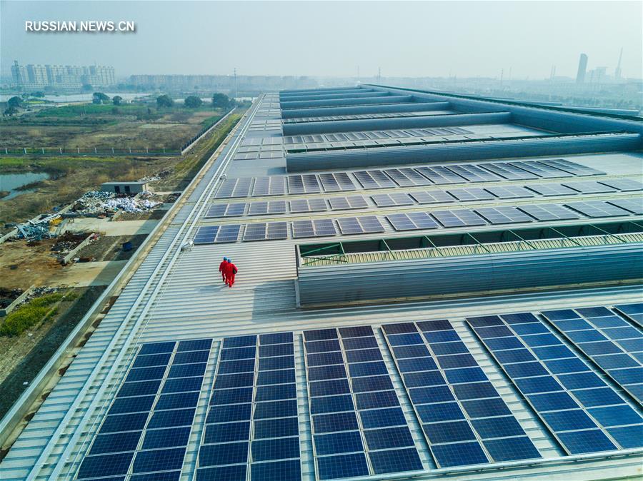Развитие солнечной энергетики в уезде Дэхун провинции Чжэцзян