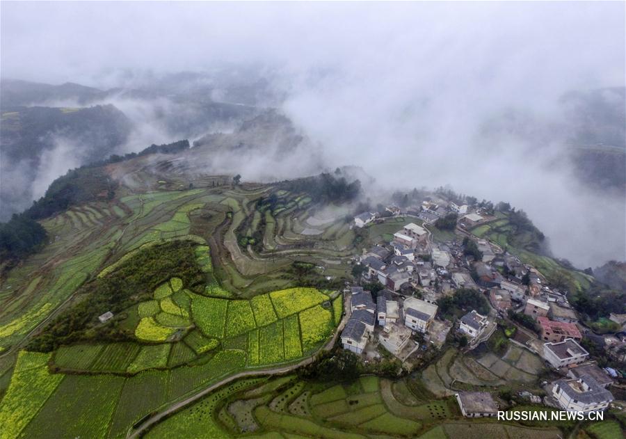 Волшебные туманы в горах Гуйчжоу 