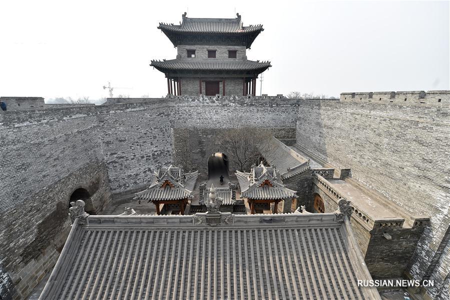 Реконструкция древней городской стены в Тайюане