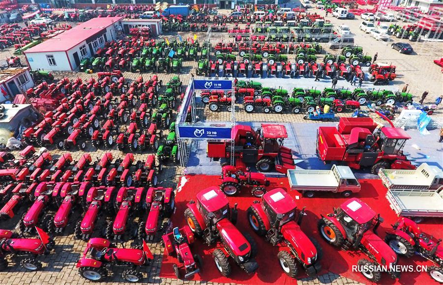Сельхозтехника ждет начала весенних полевых работ в Хэйлунцзяне