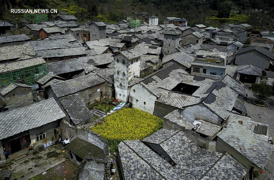 Древняя деревня в провинции Гуйчжоу