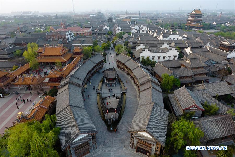 Древний городок Тайэрчжуан в провинции Шаньдун