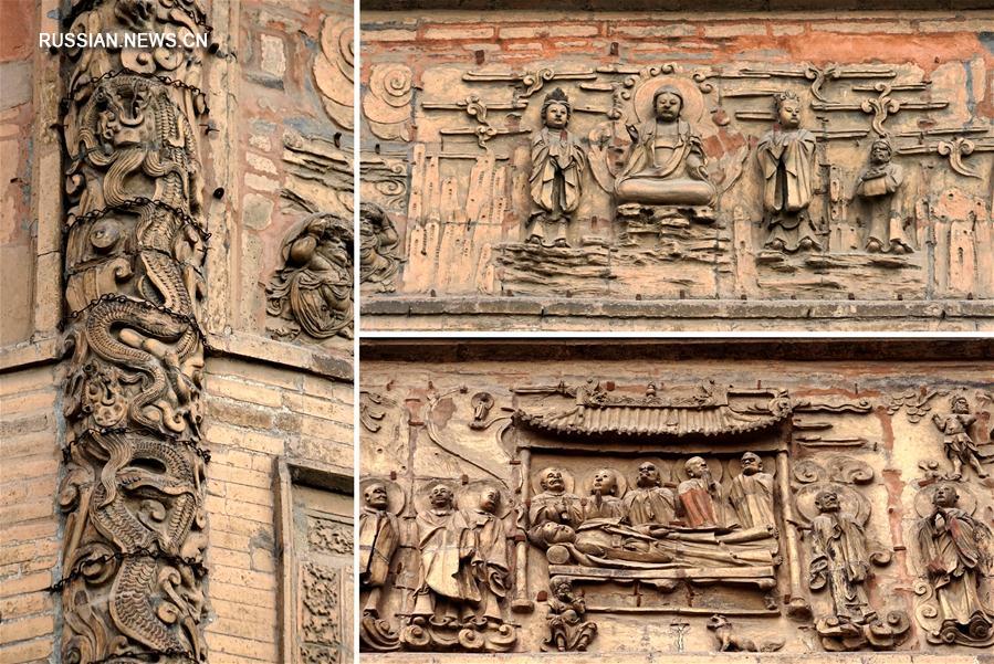 Тысячелетняя "перевернутая" пагода Вэньфэн в Аньяне