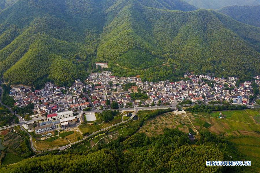 Живописный уезд Аньцзи в провинции Чжэцзян