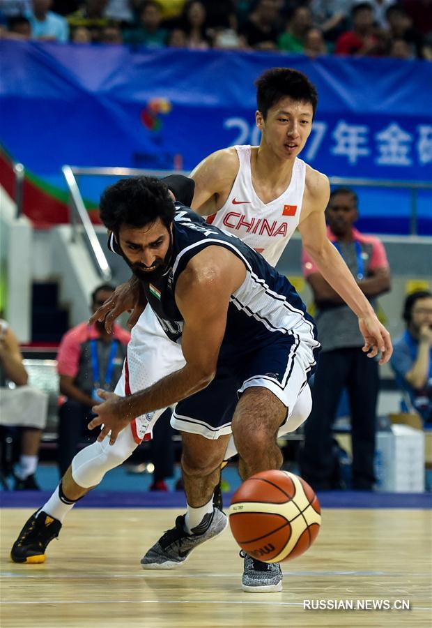 Баскетбол -- Спортивные игры БРИКС -- 2017: китайские баскетболисты победили индийцев