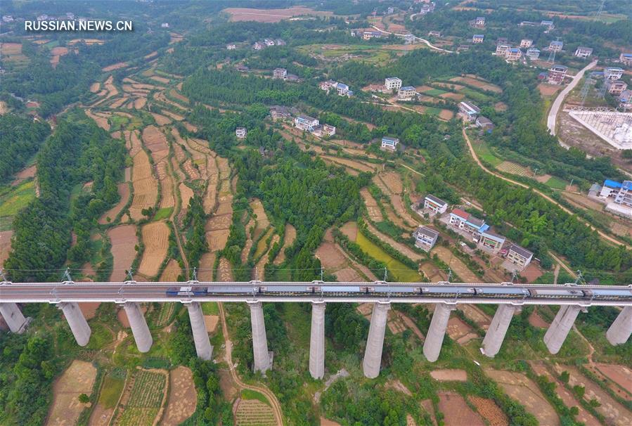 Железная дорога Ланьчжоу -- Чунцин готовится к пуску в эксплуатацию