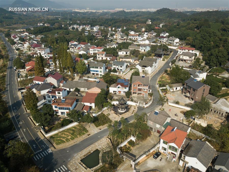 Строительство "красивых деревень" улучшило жизнь 380 тыс сельских жителей уезда Аньцзи