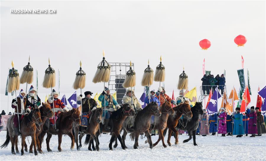 Во Внутренней Монголии начался традиционный фестиваль "Зимний Надом"
