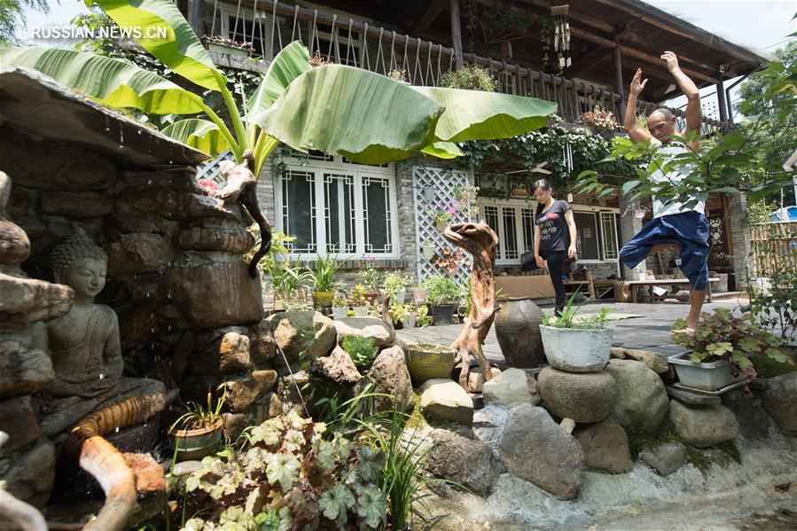 Стремительное развитие отрасли гостевых домов в районе горы Моганьшань в провинции Чжэцзян