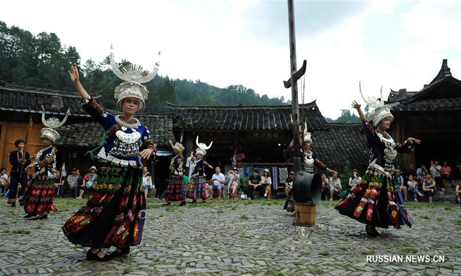 Деревни народности мяо в провинции Гуйчжоу