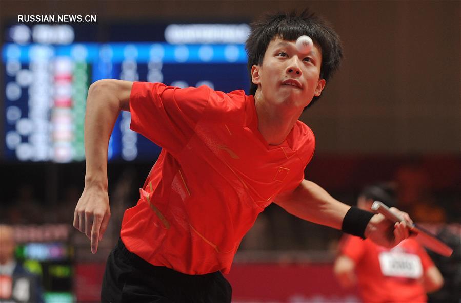 Мужская сборная КНР по настольному теннису вошла в четверку сильнейших на 18-х Азиатских играх