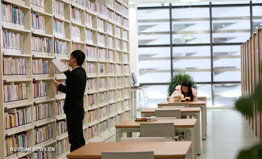 "Гора книг" в новом районе Тяньцзиня