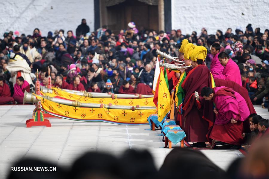 В монастыре Лабранг прошел ритуал "цам"