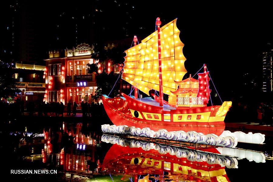 Красочные кварталы фонарей в провинции Фуцзянь  