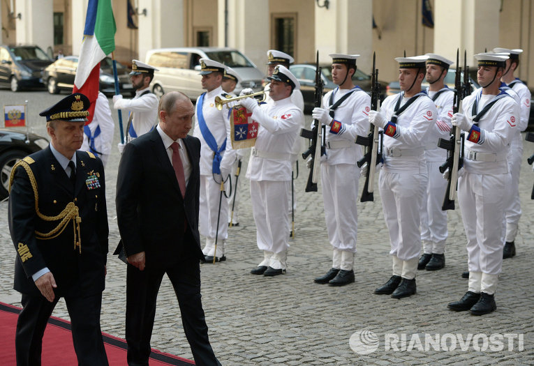 Визит президента РФ В.Путина в Италию