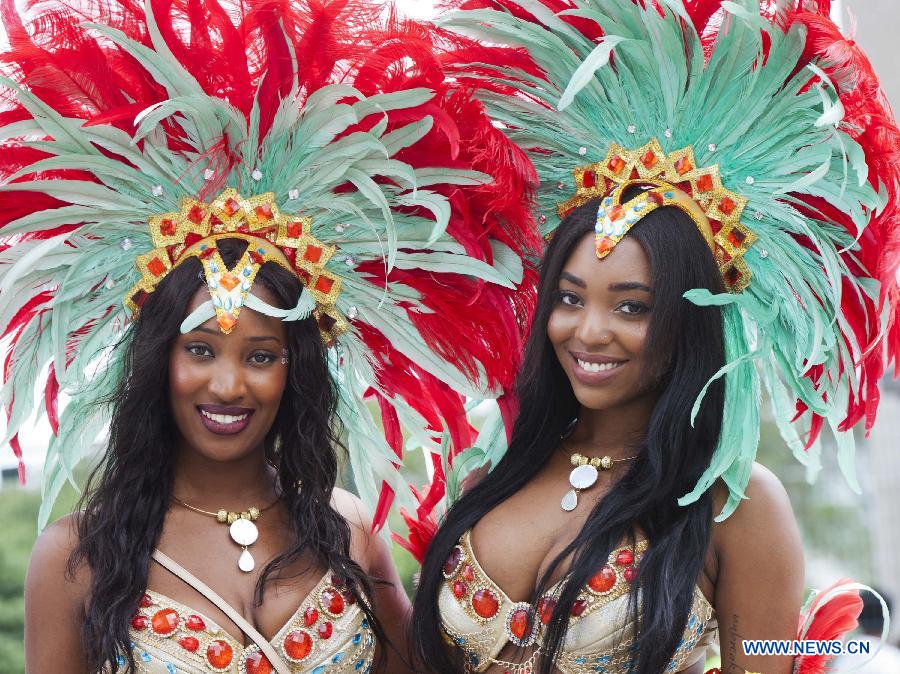 （国际）（1）色彩缤纷的多伦多“加勒比狂欢节大游行”