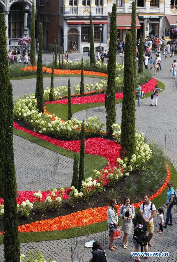 （国际）（3）巴洛克式花艺装点布鲁塞尔市政厅