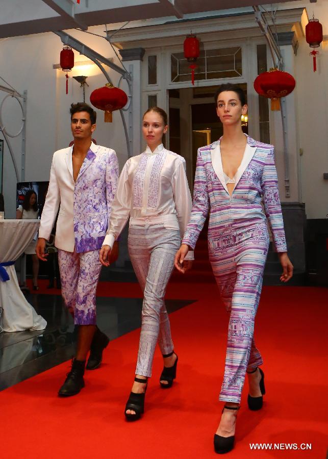 （国际）（2）“中国时尚之夜”在布鲁塞尔上演