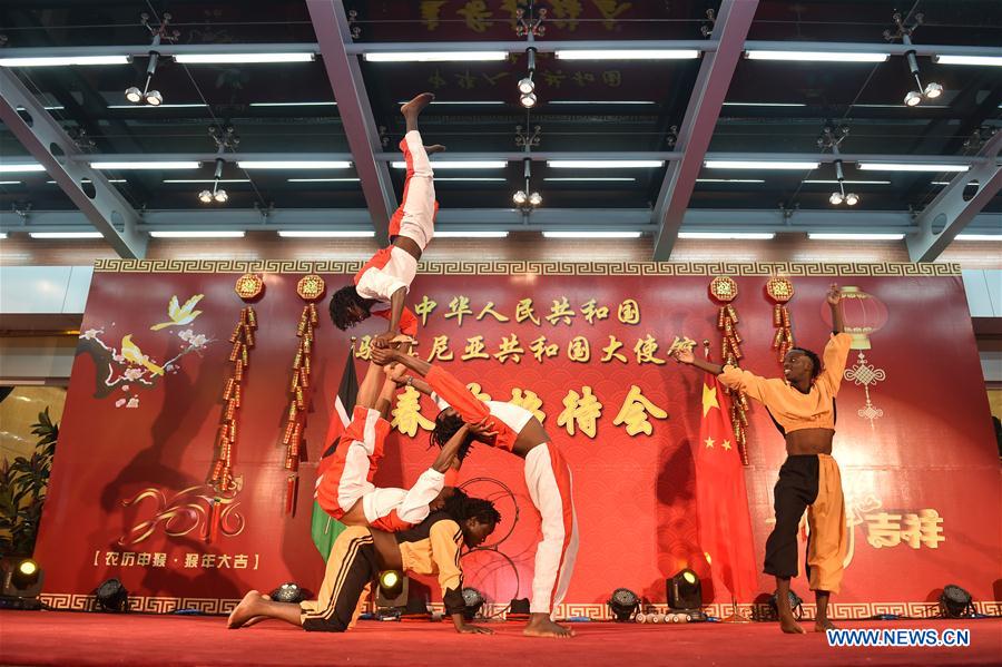 （XHDW）（5）中国驻肯尼亚大使馆举行2016年春节招待会