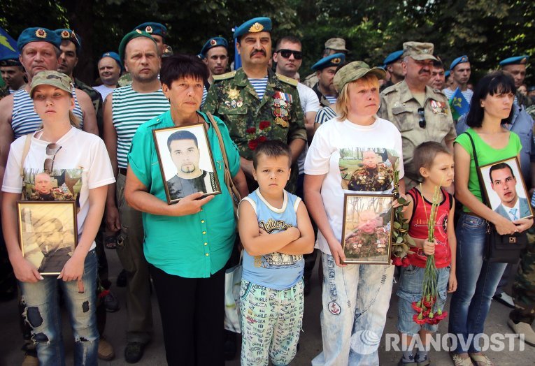 Празднование Дня ВДВ в городах России